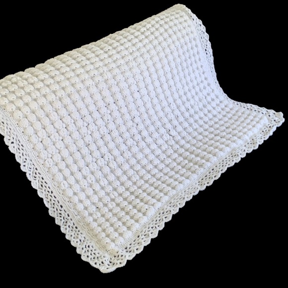 Hand crochet custom made baby blanket - Picture 15 of 16